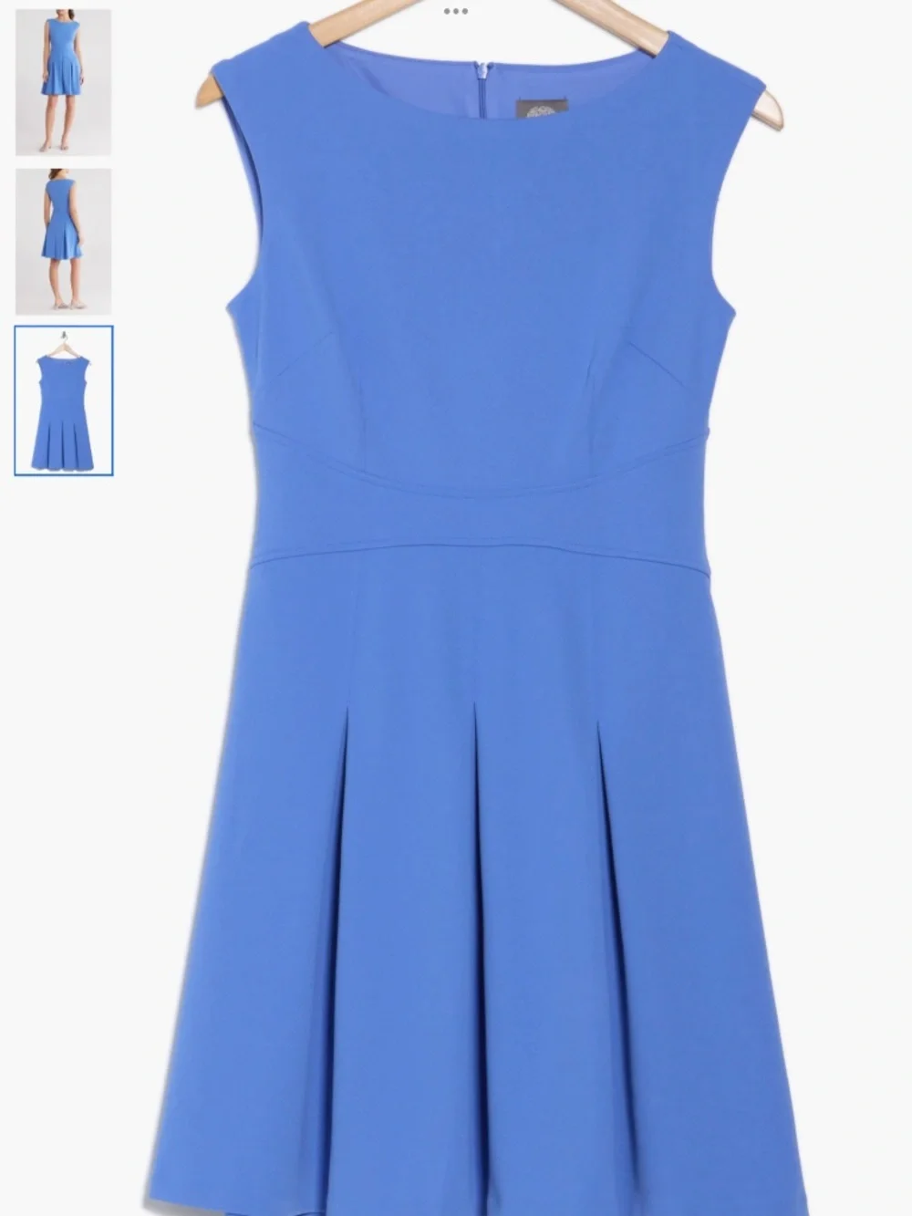 Vince Camuto Sleeveless Crepe Fit & Flare Dress, size 10 - Picture 3 of 13